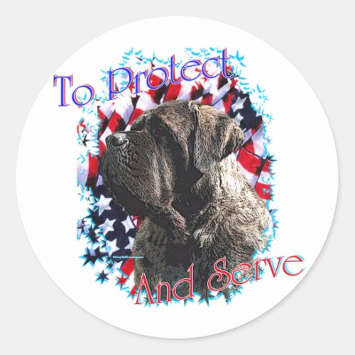 ToProtectandServe Classic Round Sticker