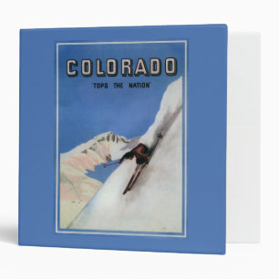 Tops the Nation - Skiing Promotional Poster Binder