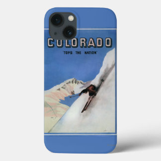 Tops the Nation - Skiing Promotional Poster iPhone 13 Case
