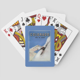 Tops the Nation - Skiing Promotional Poster Poker Cards