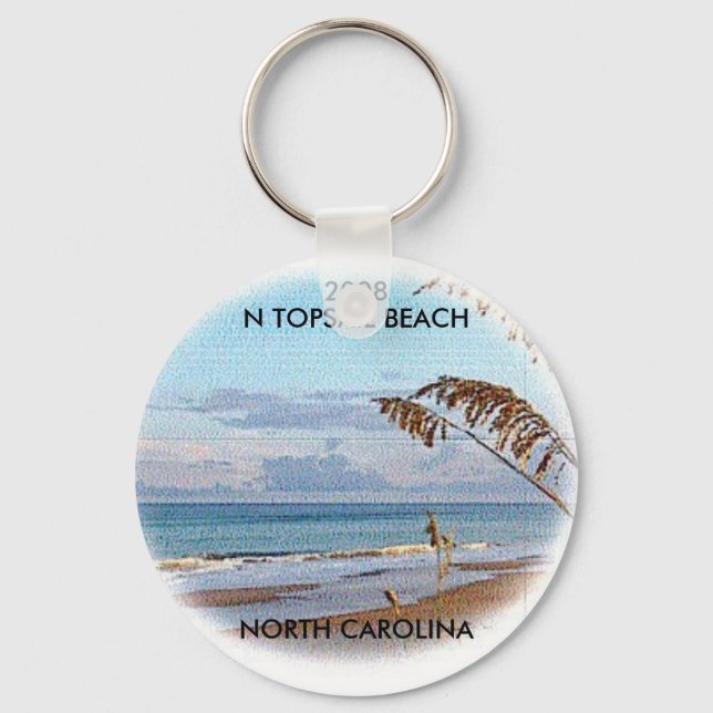 TOPSAIL BEACH 1, NORTH CAROLINA, , N TOPSAI... KEYCHAIN (Front)