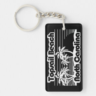 Topsail Beach North Carolina Keychain