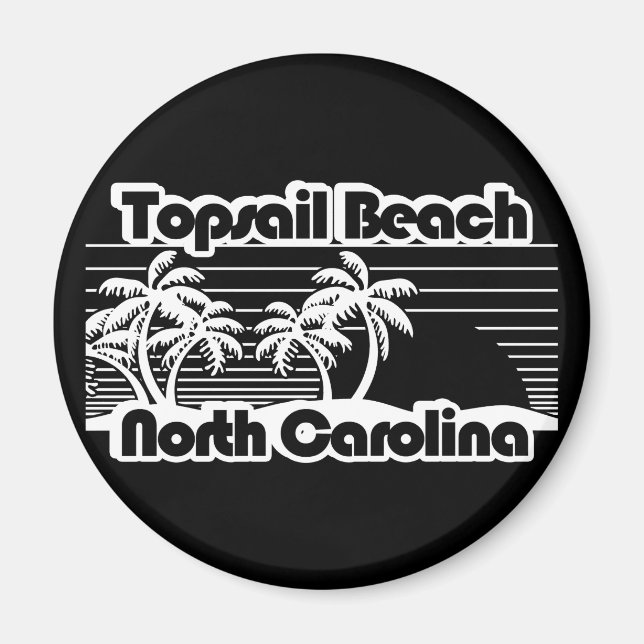 Topsail Beach North Carolina  Magnet (Front)