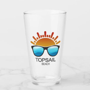 Topsail Beach North Carolina Sunglasses Glass