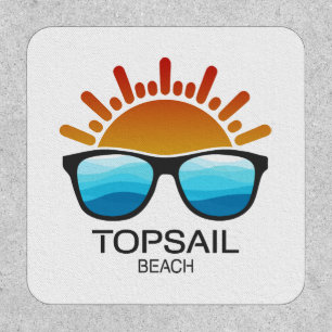 Topsail Beach North Carolina Sunglasses Patch