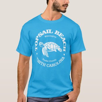 Topsail Beach (sea Turtle) T-shirt by NativeSon01 at Zazzle