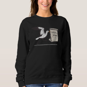 Topsail Island NC Summertime Vacationing Seagull L Sweatshirt