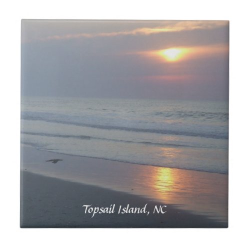 Topsail Island NC TrivetTile Tile