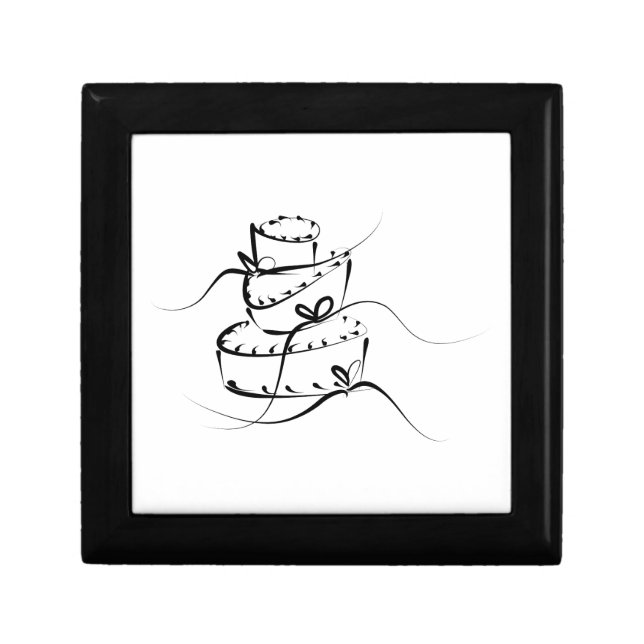 Topsy Turvy Wedding Cake Gift Box (Front)