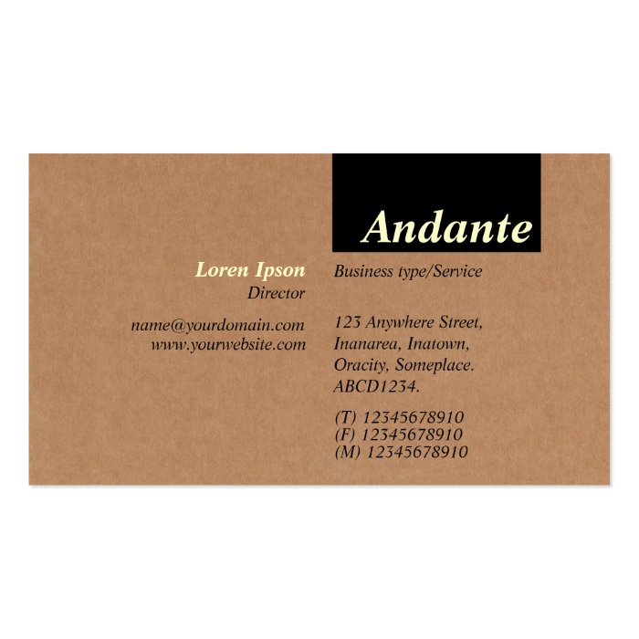 TopTag v3   Cardboard Box Texture Business Card