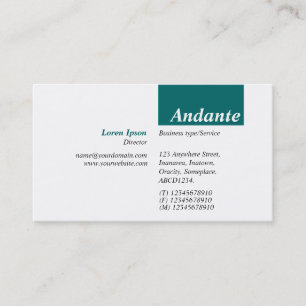 TopTag v3 - Moss Green Business Card