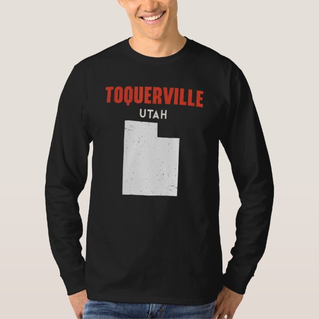 Toquerville Utah USA State America Travel Utahan T-Shirt (Front)