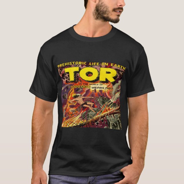 TOR Classic Comic Book Cover #3 - Dark T-Shirt (Front)