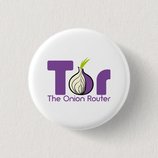 Tor - The Onion Router Button (Front)