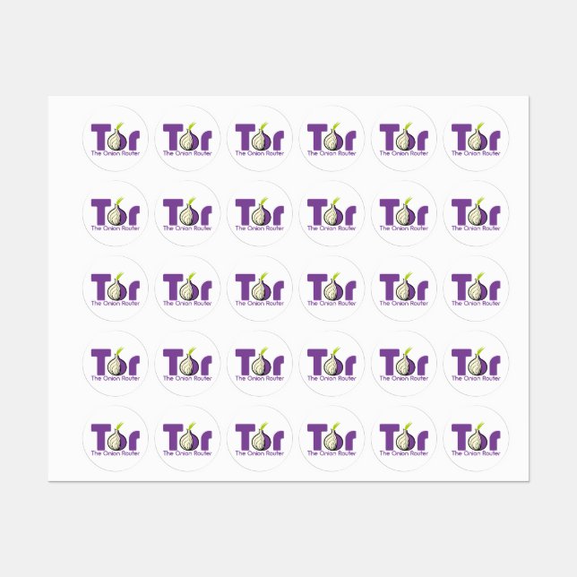 Tor - The Onion Router Labels (Sheet)