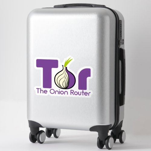 Tor _ The Onion Router Sticker