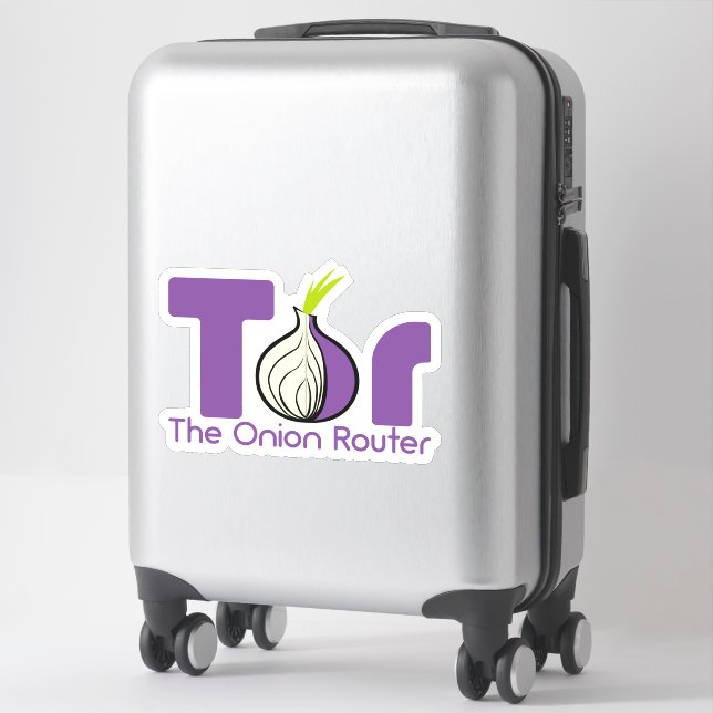 Tor - The Onion Router Sticker (Suitcase)