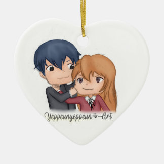 Toradora ~ Ryuuji x Taiga Ceramic Ornament