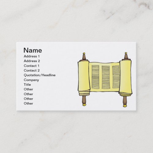 Torah Business Card
