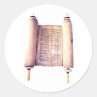 TORAH CLASSIC ROUND STICKER