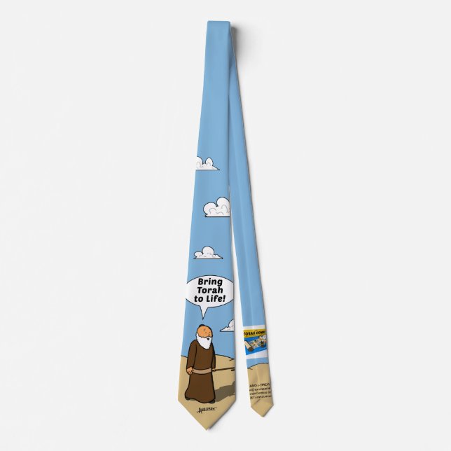 Torah Comics Tie! Neck Tie (Front)