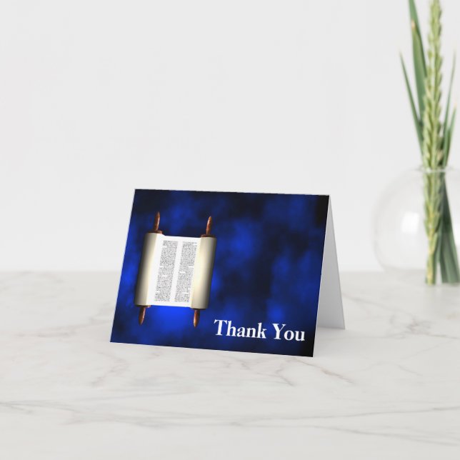 Torah Light Thank You Card (Front)