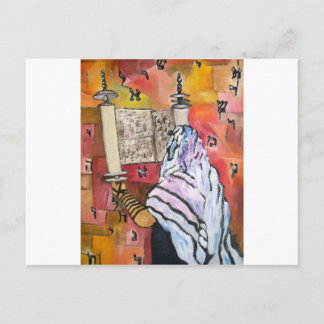 Torah Reading Postcard