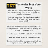 Torah Tract Cards (Front & Back)