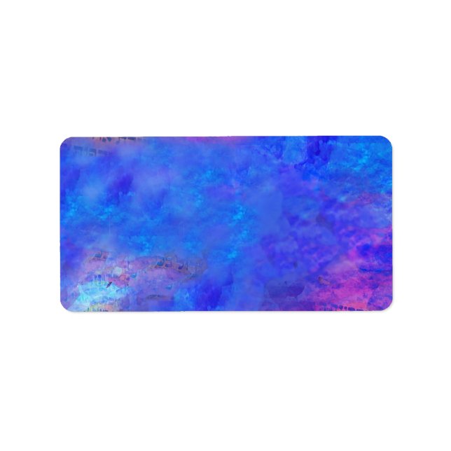 Torah & Tulips Bat Mitzvah Invitation Label (Front)