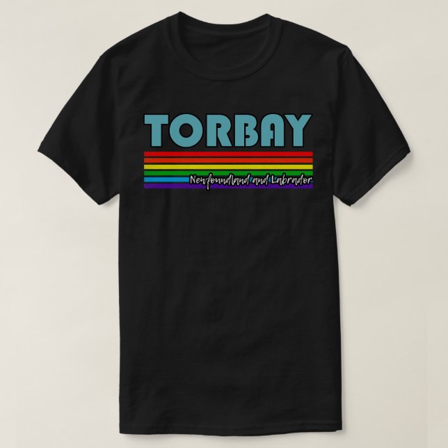 Torbay Newfoundland and Labrador Pride  Torbay LGB T-Shirt (Design Front)
