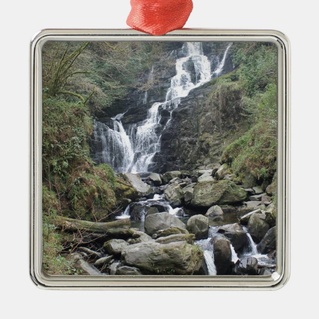 Torc Waterfall, Killarney Ireland Metal Ornament (Front)
