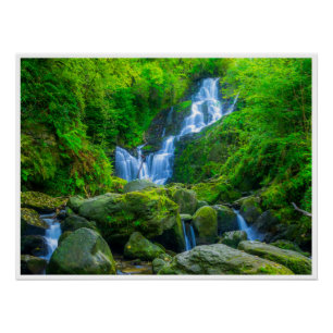 Torc Waterfall Poster Killarney Park Ireland