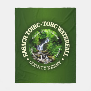 Torc Waterfall (rd) Fleece Blanket
