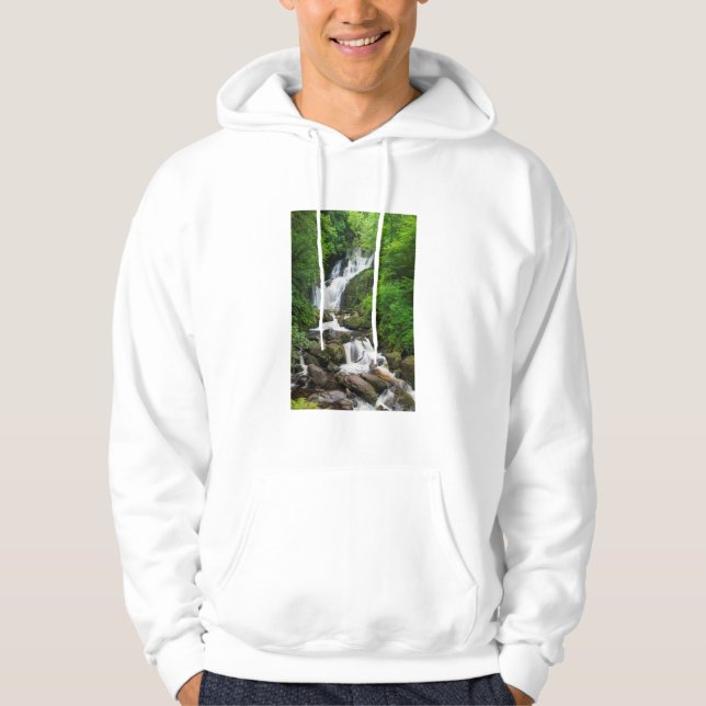 Torc waterfall scenic, Ireland Hoodie (Front)