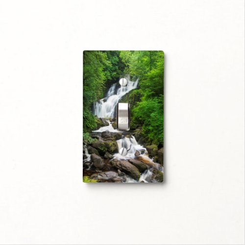 Torc waterfall scenic Ireland Light Switch Cover