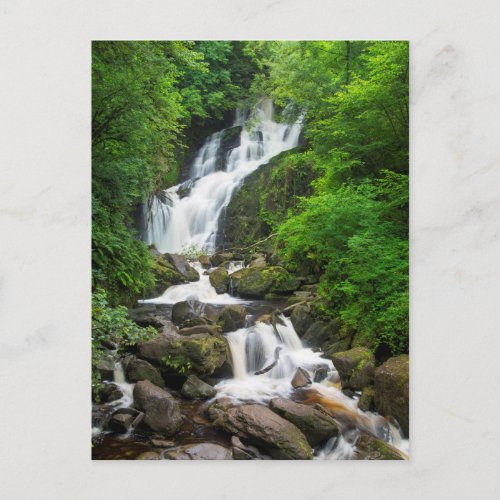Torc waterfall scenic Ireland Postcard
