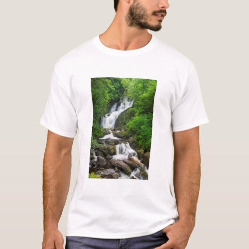 Torc waterfall scenic Ireland T_Shirt