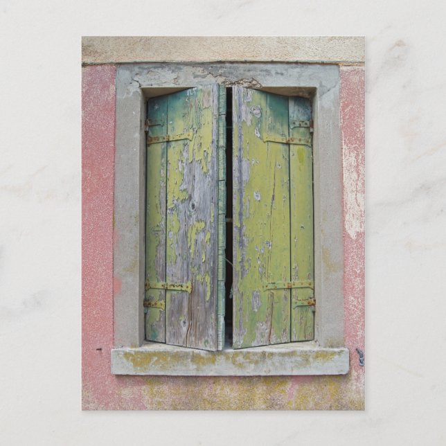 Torcello Shutters Postcard (Front)