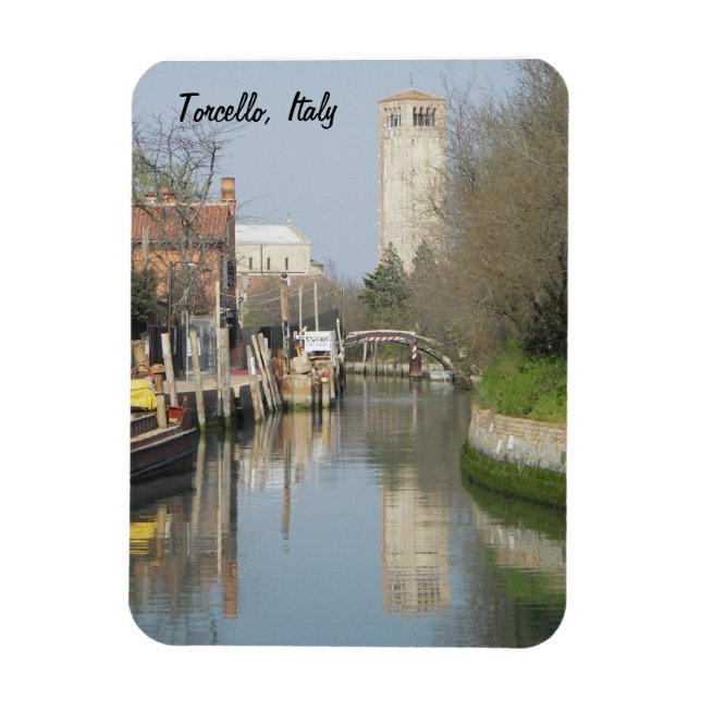 Torcello Tower Premium Flexi Magnet (Vertical)