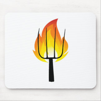Torch and Pitchfork Mouse Pad