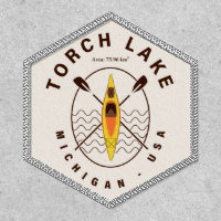 Torch Lake Michigan Kayaking Fishing Souvenirs 80s