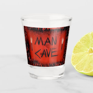 Torch Man Cave Red Shot Glass