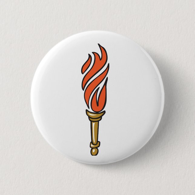 TORCH NO GLOW PINBACK BUTTON (Front)