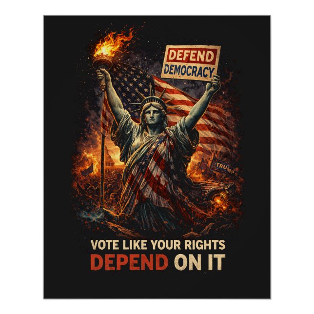 Torch of Democracy Poster (Front)