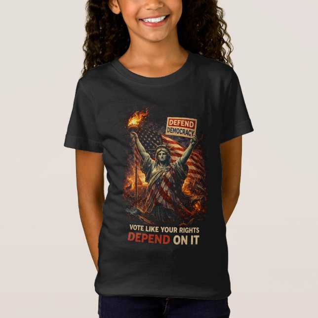 Torch of Democracy T-Shirt (Front)