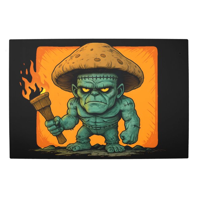Torch & Temper – Mushroom Beast Design Metal Print (Front)