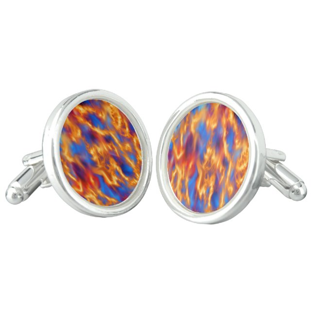 Torched by Kenneth Yoncich Cufflinks (Angled)