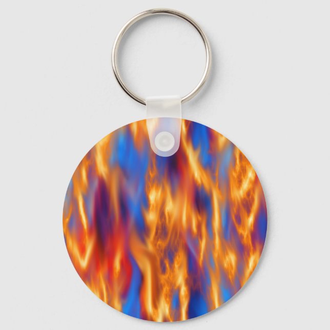 Torched by Kenneth Yoncich Keychain (Front)