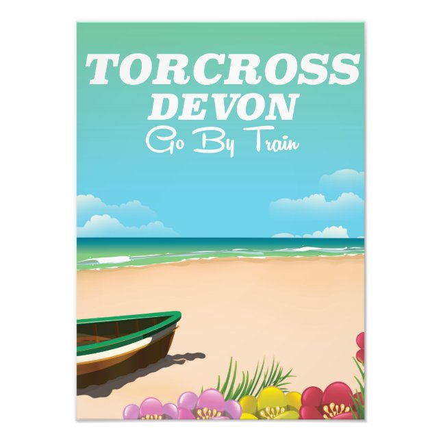 Torcross, Devon beach holiday poster (Front)