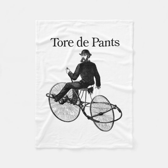 Tore de Pants Fleece Blanket (Front)